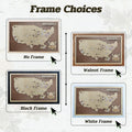 Personalized Baseball Stadium Map | Retirement Gifts